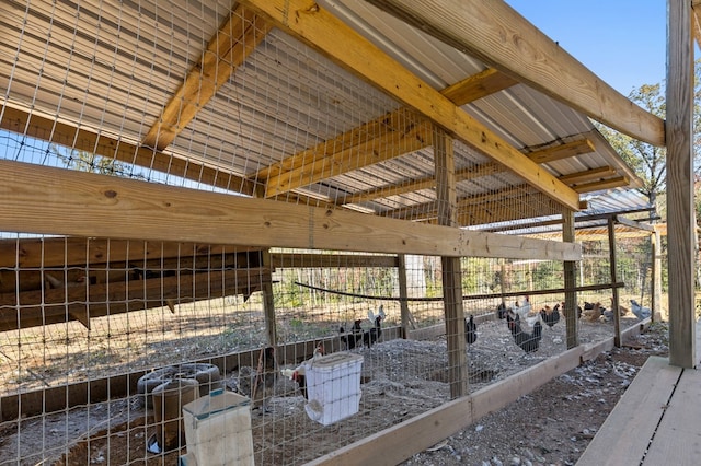 view of horse barn