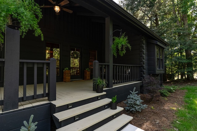 365 Browns Cove Rd, Blue Ridge, GA 30513 - doorway to property featuring log exterior and a porch