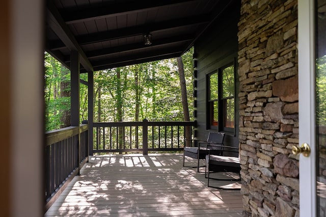 365 Browns Cove Rd, Blue Ridge, GA 30513 - view of deck