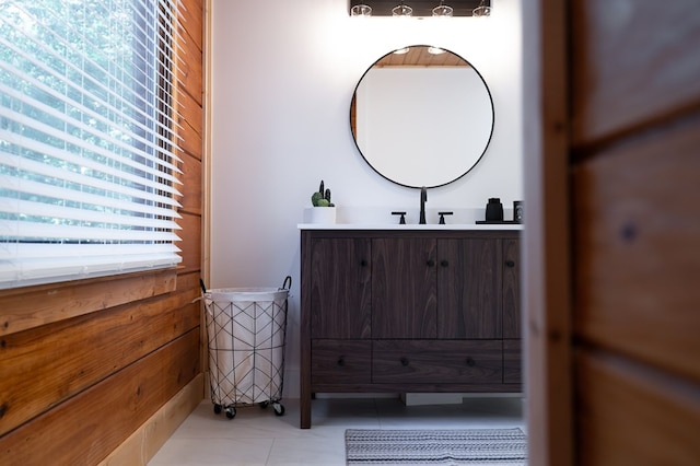 365 Browns Cove Rd, Blue Ridge, GA 30513 - bathroom with vanity and tile patterned floors