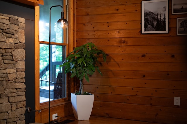 365 Browns Cove Rd, Blue Ridge, GA 30513 - detailed view of wooden walls
