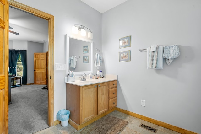 904 Villa Dr, Ellijay, GA 30540 - bathroom with vanity and baseboards