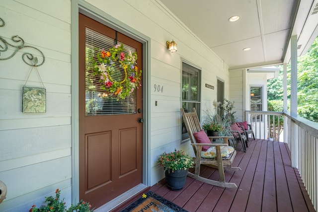 904 Villa Dr, Ellijay, GA 30540 - doorway to property featuring covered porch