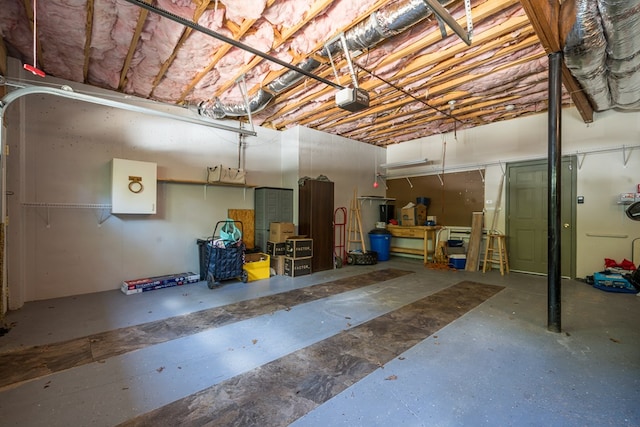 904 Villa Dr, Ellijay, GA 30540 - garage with a garage door opener