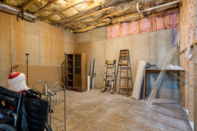 904 Villa Dr, Ellijay, GA 30540 - view of unfinished below grade area