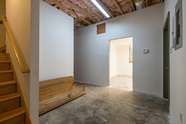 904 Villa Dr, Ellijay, GA 30540 - finished basement with stairs