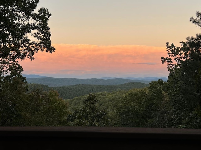 1363 NE Foxhound Trl, Ranger, GA 30734 - mountain view featuring a forest