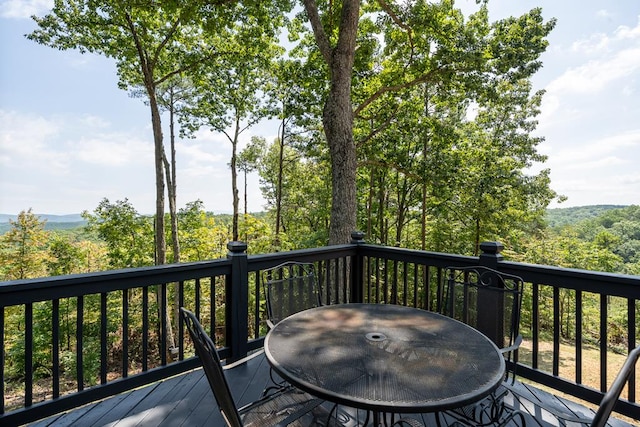 1363 NE Foxhound Trl, Ranger, GA 30734 - deck with outdoor dining space