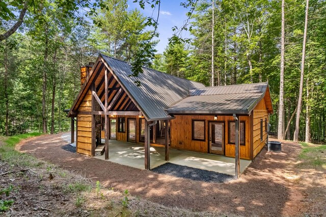 view of horse barn