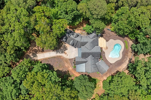 705 Brown Deer Dr, Talking Rock, GA 30175 - drone / aerial view of a pool
