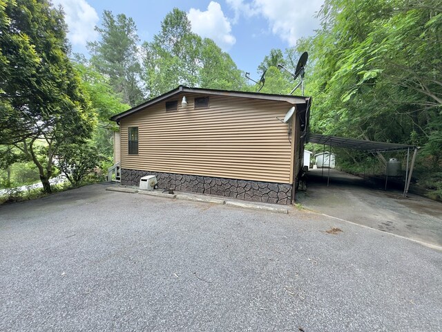 1146 Marrestop Rd, Murphy, NC 28906 - view of home's exterior featuring driveway and a detached carport