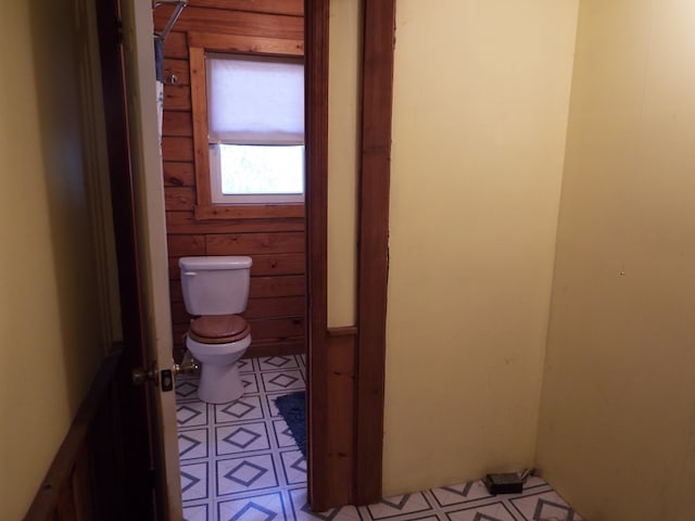 half bathroom with toilet