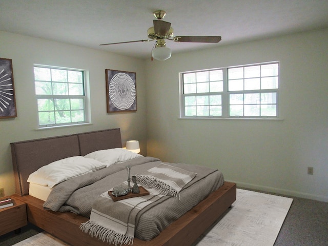 138 Brittain Trce, Andrews, NC 28901 - bedroom with ceiling fan and baseboards