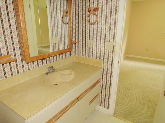 138 Brittain Trce, Andrews, NC 28901 - bathroom featuring vanity and baseboards