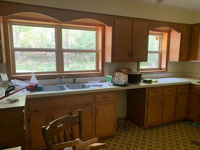 kitchen featuring sink