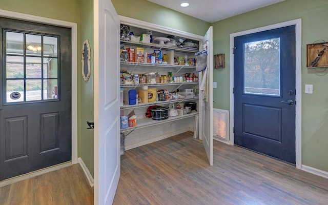 view of pantry