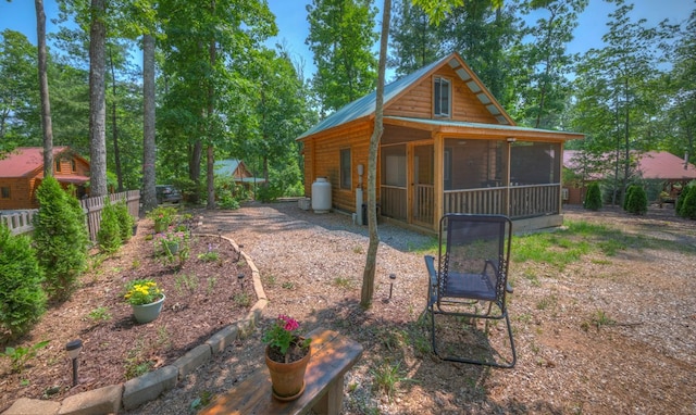15 June Marie Ln, Murphy, NC 28906 - view of front facade with a sunroom and metal roof