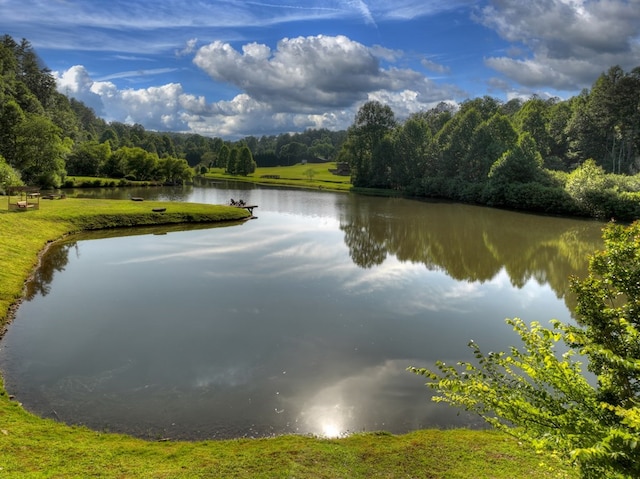 property view of water