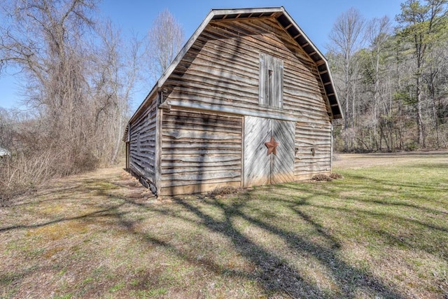 2478 Hi River Rd, Hiawassee, GA 30546 - view of barn featuring a yard