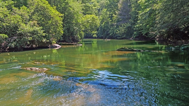 view of water feature