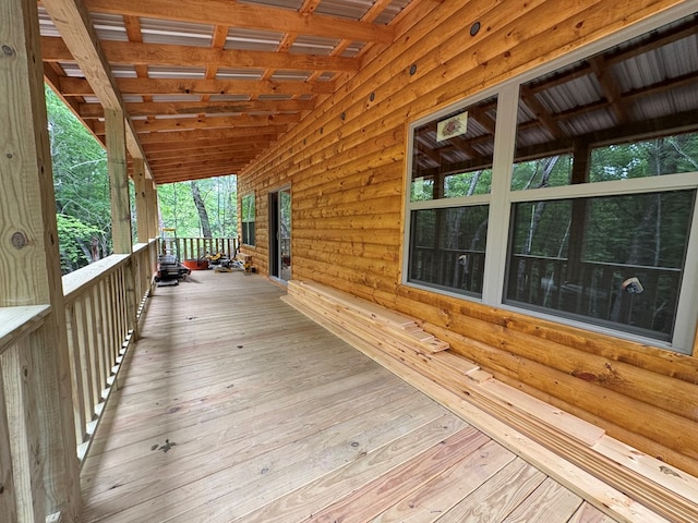 427 Martins Creek Ridge Rd, Murphy, NC 28906 - view of wooden terrace