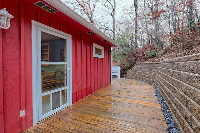 539 Nicholson Trl, Hiawassee, GA 30546 - view of wooden deck