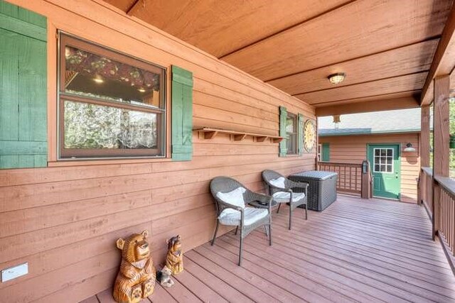 246 Serenity Pointe Dr, Murphy, NC 28906 - wooden terrace featuring a porch