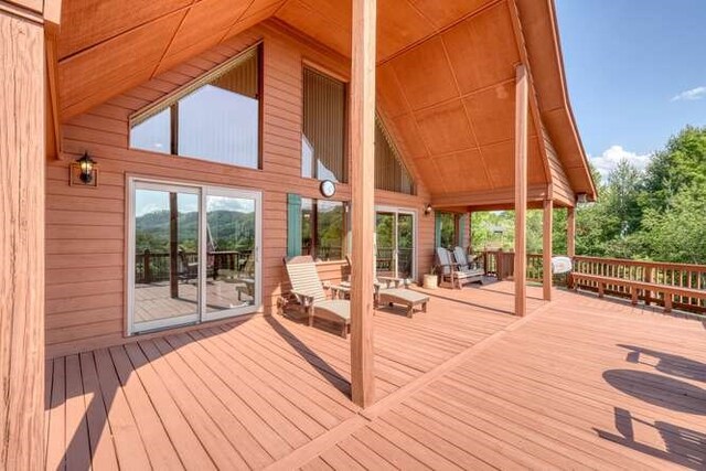 246 Serenity Pointe Dr, Murphy, NC 28906 - view of wooden terrace