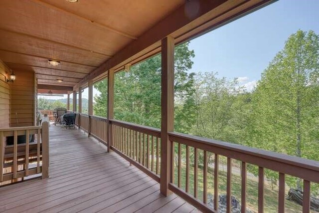 246 Serenity Pointe Dr, Murphy, NC 28906 - view of wooden terrace