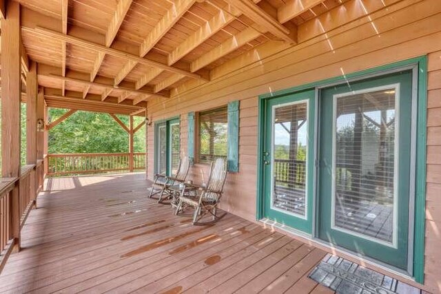 246 Serenity Pointe Dr, Murphy, NC 28906 - view of wooden deck