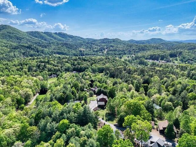 246 Serenity Pointe Dr, Murphy, NC 28906 - bird's eye view featuring a mountain view and a forest view