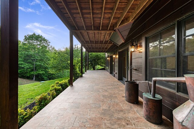 view of patio