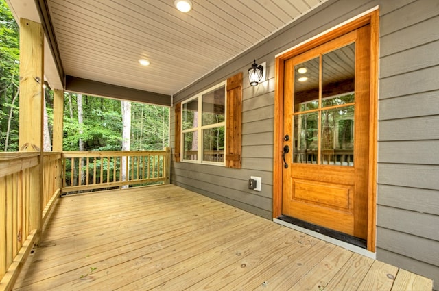 89 Pamela Ct, Ellijay, GA 30540 - view of wooden porch