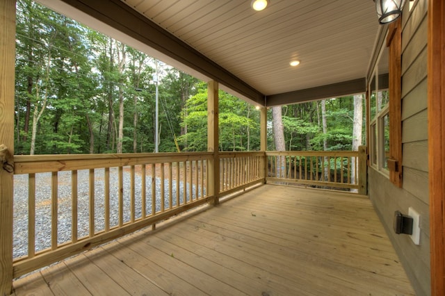 89 Pamela Ct, Ellijay, GA 30540 - view of wooden terrace