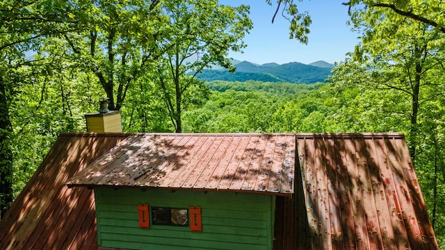 127 Berry Reister Dr, Blairsville, GA 30512 - view of mountain background with a forest