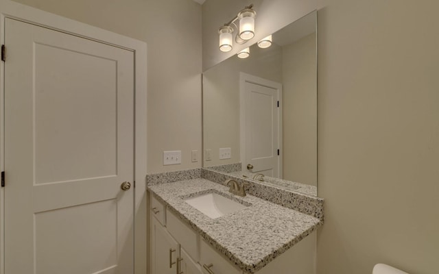 half bath with vanity