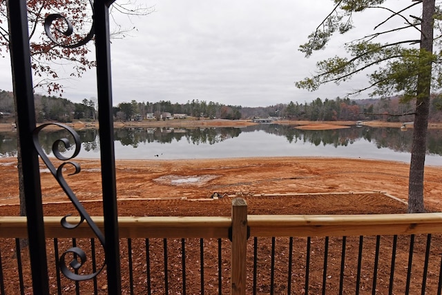 view of water feature