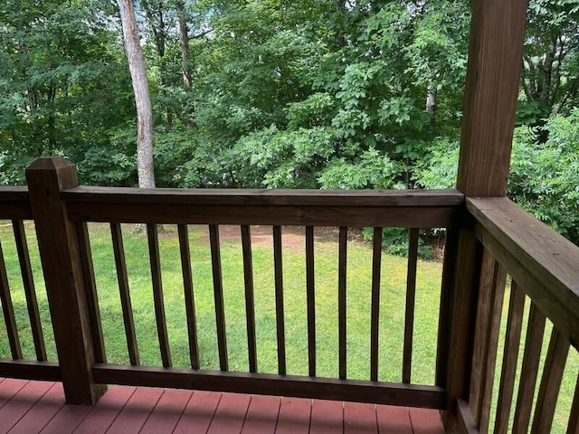 366 Licklog Rdg, Hayesville, NC 28904 - wooden terrace featuring a lawn