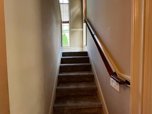 366 Licklog Rdg, Hayesville, NC 28904 - stairs featuring baseboards