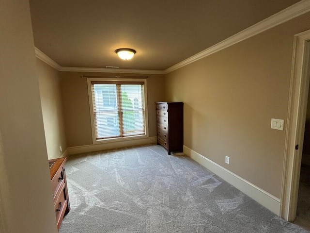 366 Licklog Rdg, Hayesville, NC 28904 - carpeted empty room featuring crown molding