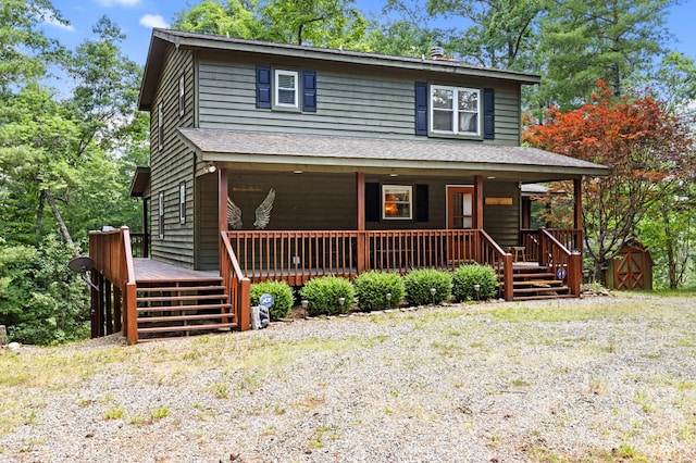 view of front of home