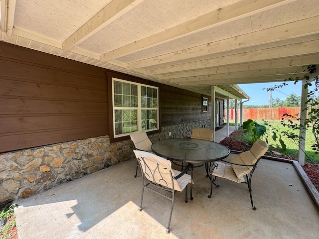 view of patio