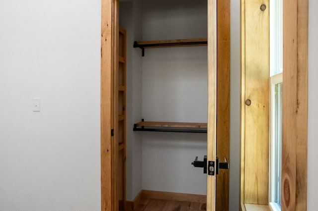 view of closet