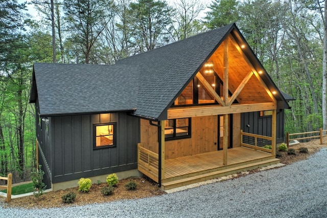 84 Grant Ln, Mineral Bluff, GA 30559 - view of front of property with a shingled roof