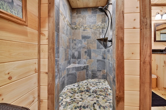 4527 Gates Chapel Rd, Ellijay, GA 30540 - full bath featuring a tile shower