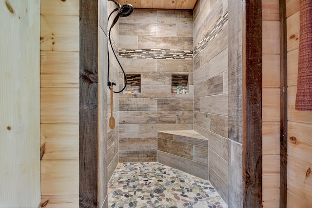 4527 Gates Chapel Rd, Ellijay, GA 30540 - full bathroom featuring tiled shower