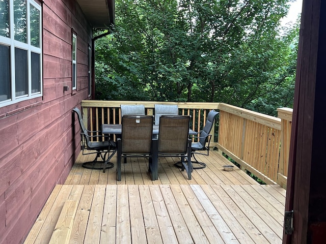 view of deck