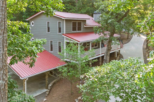 view of rear view of house