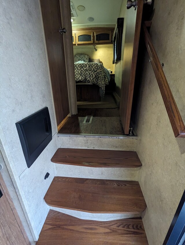 view of stairway