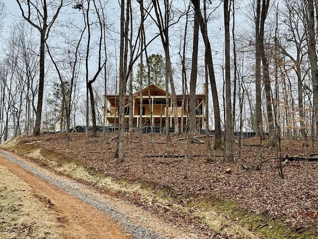 view of back of property